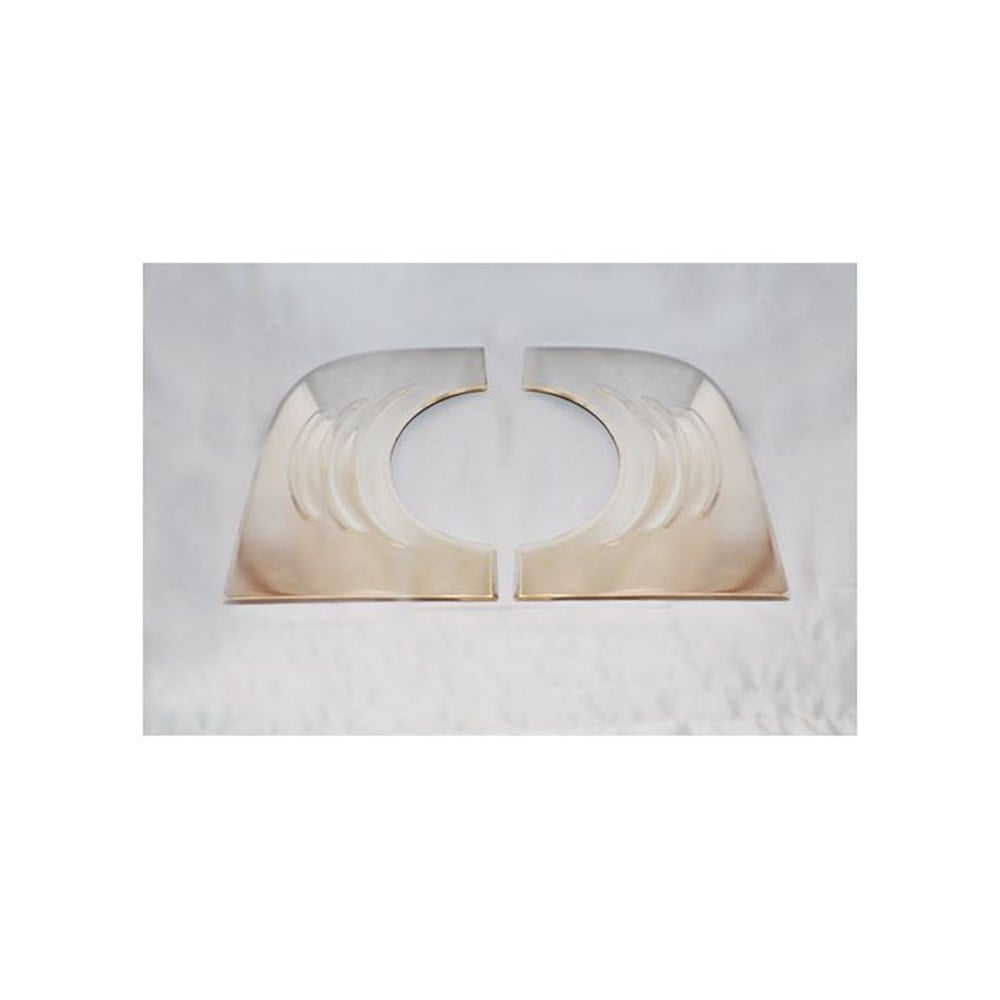 WOC Chrome VW Crafter Arka Amblem Çerçevesi 2006-2017 2 Parça Paslanmaz Çelik