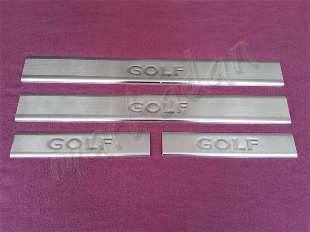 WOC Chrome VW Golf 4 Kapı Eşiği 1998-2004 4 Parça Paslanmaz Çelik