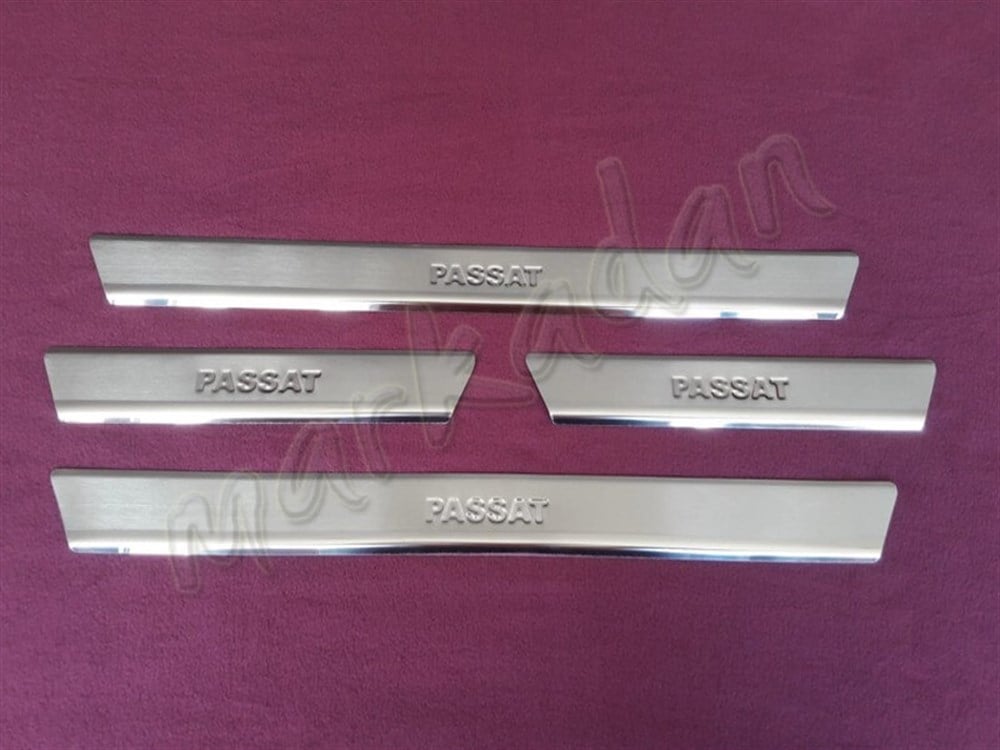 WOC Chrome VW Passat B8 Kapı Eşiği 2015 Sonrası 4 Parça Paslanmaz Çelik