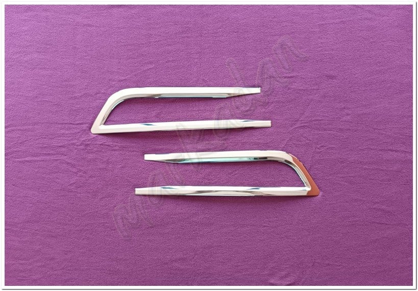 WOC Chrome VW Passat B8 Krom Sis Farı Çerçevesi 2015-2019 2 Parça Paslanmaz Çelik