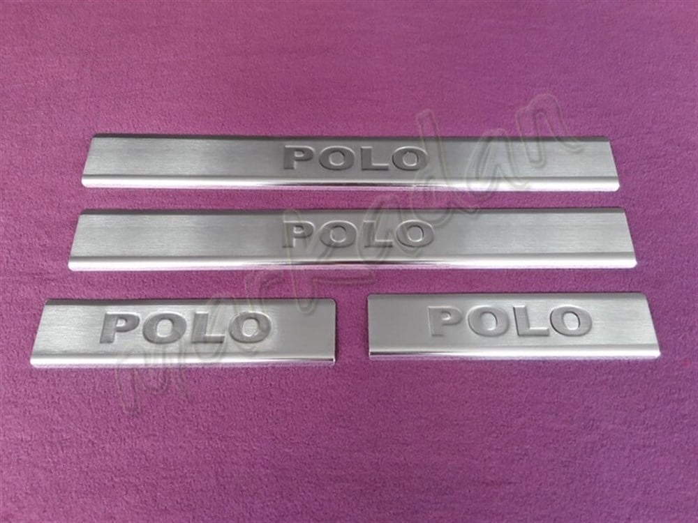 WOC Chrome VW Polo Kapı Eşiği 2009-2017 4 Parça Paslanmaz Çelik