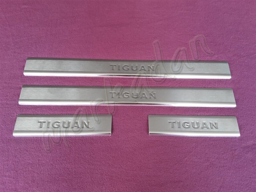 WOC Chrome VW Tiguan Kapı Eşiği 2015 Sonrası 4 Parça Paslanmaz Çelik