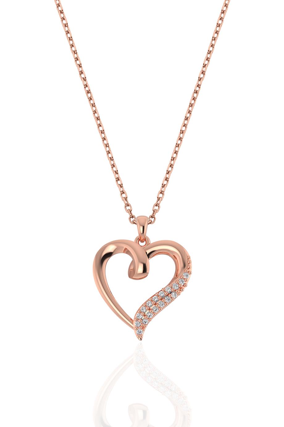 Taşlı KolyeKalp Gümüş KolyeGümüş Kalp Kolye