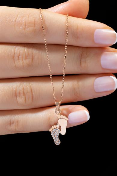 Gümüş Adım Adım Kolye