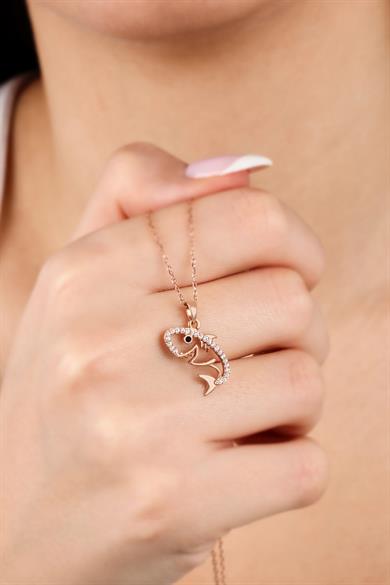 Gümüş Balık Kolye