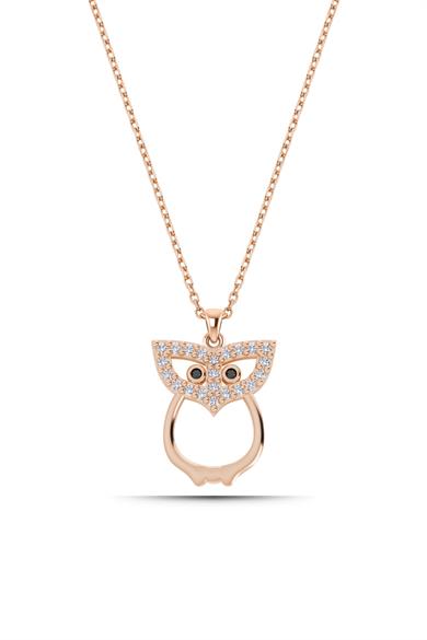 Gümüş Baykuş Kolye