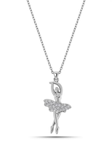 Gümüş Dansçı Kolye