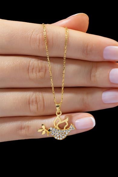 Gümüş Güvercin Kolye