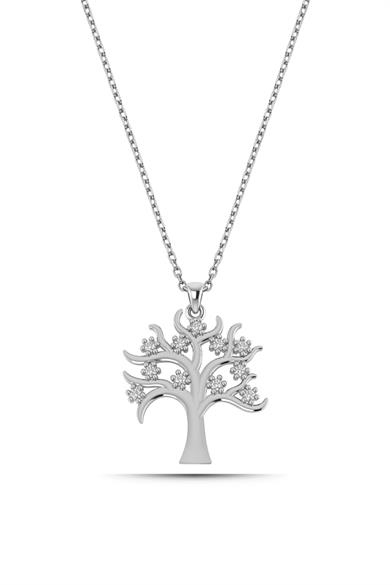 Gümüş Hayat Ağacı Kolye