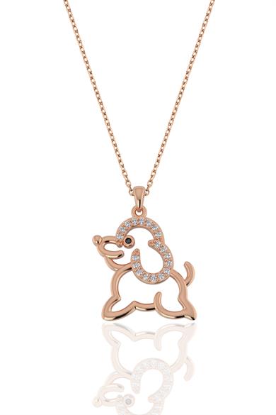 Gümüş Köpek Kolye