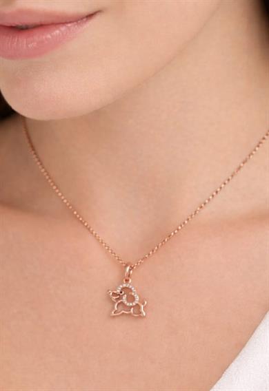 Gümüş Köpek Kolye