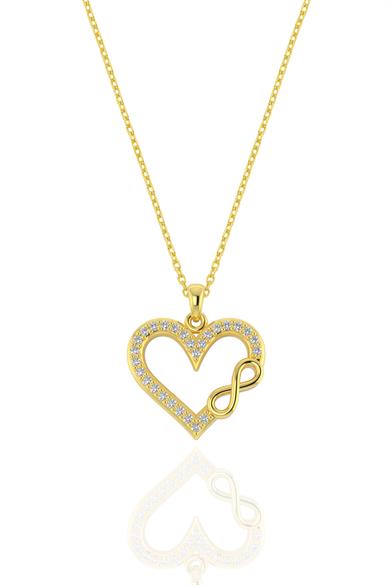 Gümüş Sonsuzluk Kolye