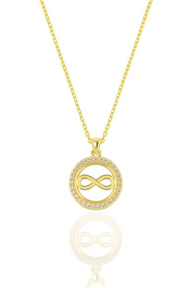 Gümüş Sonsuzluk Kolye