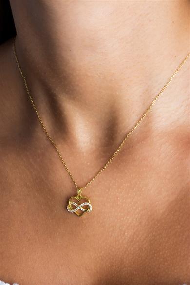 Gümüş Sonsuzluk Kolye