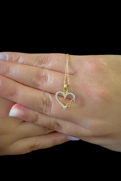 Gümüş Sonsuzluk Kolye