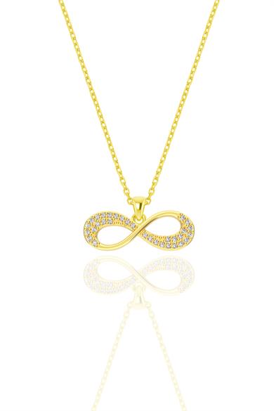 Gümüş Sonsuzluk Kolye