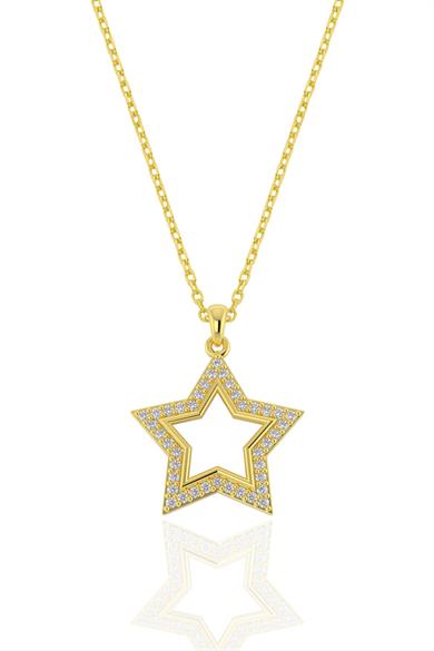 Gümüş Yıldız Kolye