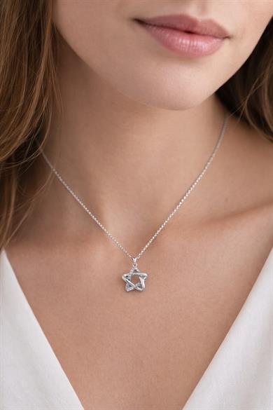 Gümüş Yıldız Kolye
