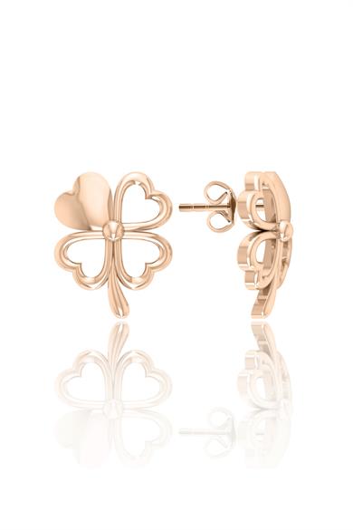 Gümüş Yonca Küpe