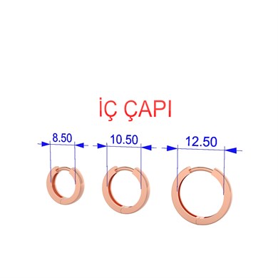 Halka Gümüş Küpe