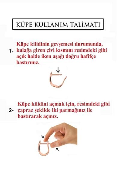 Papatya Gümüş Çocuk J Küpe