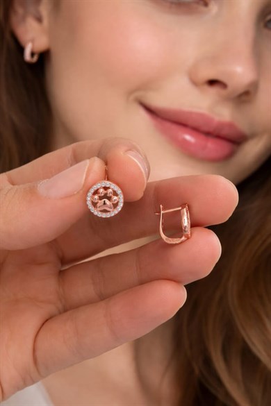 Minimal Pati Gümüş Küpe