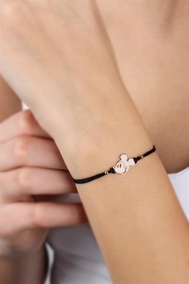 Minnie Fare Gümüş İpli Bileklik