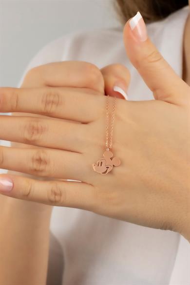 Minnie Fare Gümüş Kolye