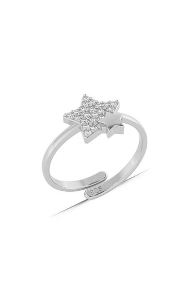 Yıldız Figürlü Gümüş Yüzük