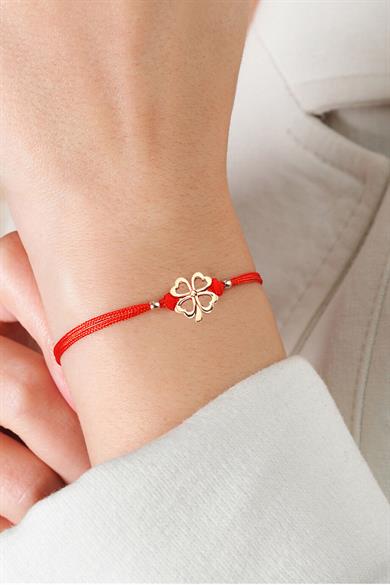 Yonca Gümüş Bileklik