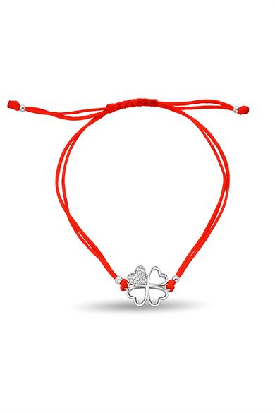 Yonca Gümüş Bileklik