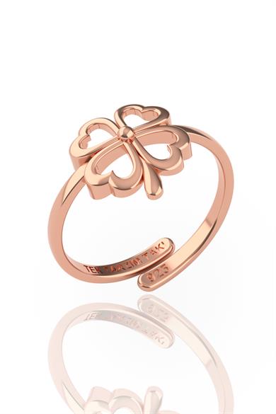 Yonca Gümüş Yüzük