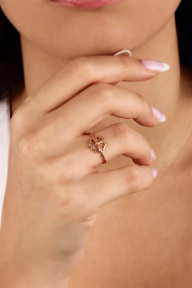 Yonca Gümüş Yüzük