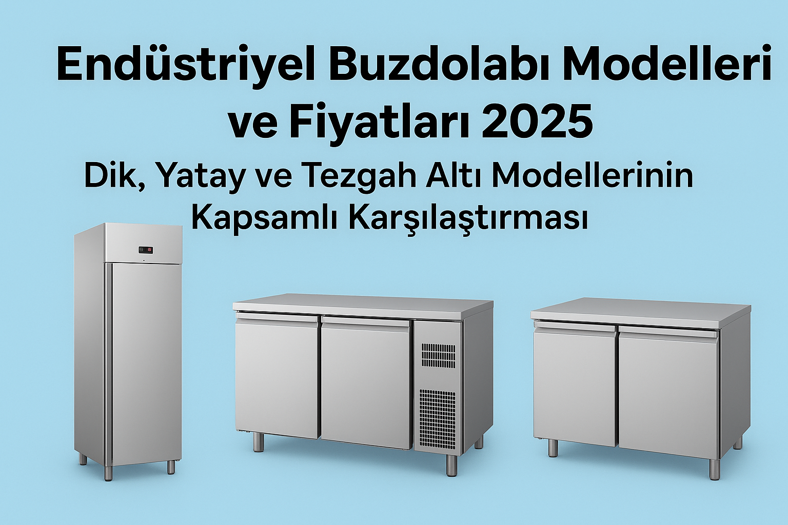 Endüstriyel Buzdolabı Modelleri ve Fiyatları 2025 Dik, Yatay ve Tezgah Altı Modellerinin Kapsamlı Karşılaştırması