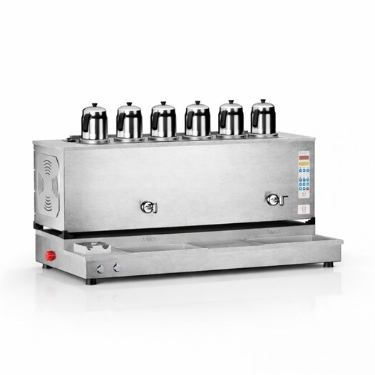  Anka Pro Plus Otomatik Çay Kazanı 6 Demlikli 60 Litre Inox Elektrikli Tüplü