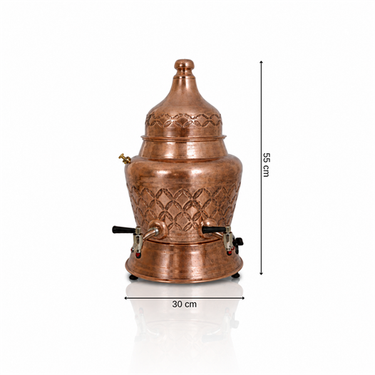 Anka Elektrikli Bakır 8 Litre Karıştırıcılı Salep Makinesi