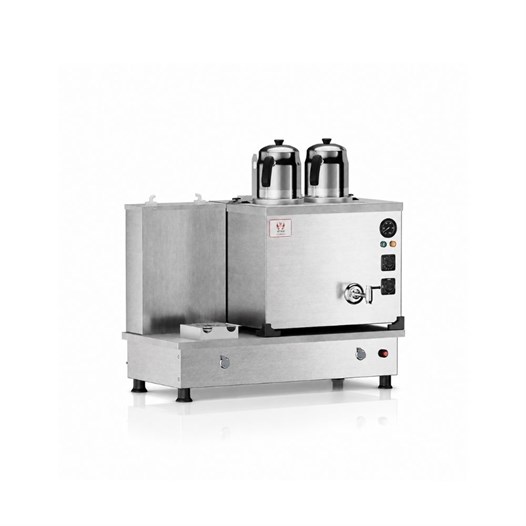 Anka Doğalgazlı İnox Turbo Hibrit 2 Demlikli 20 Litre Çay Makinesi