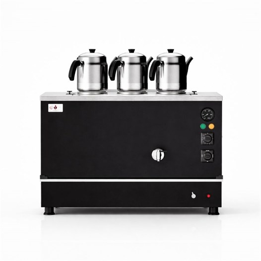 Anka Doğalgazlı Pro Compact Hibrit Smart 3 Demlikli 30 Litre Çay Makinesi