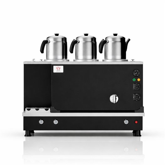 Anka Doğalgazlı Statik Turbo Hibrit Smart 3 Demlik 30 Litre Çay Makinesi