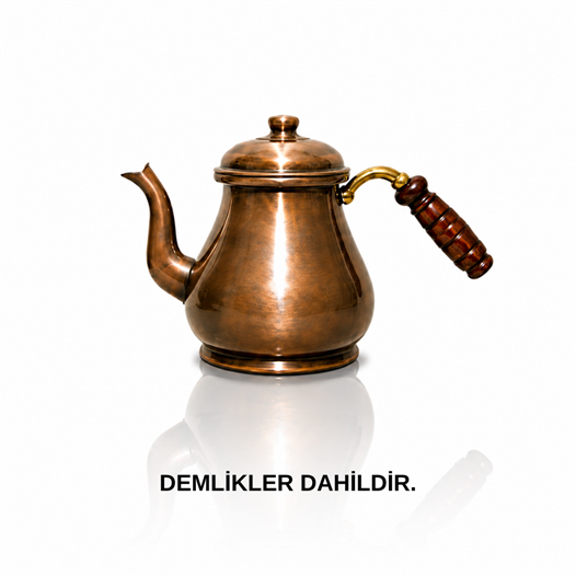 Anka Elektrikli 3 Demlikli Bakır semaver