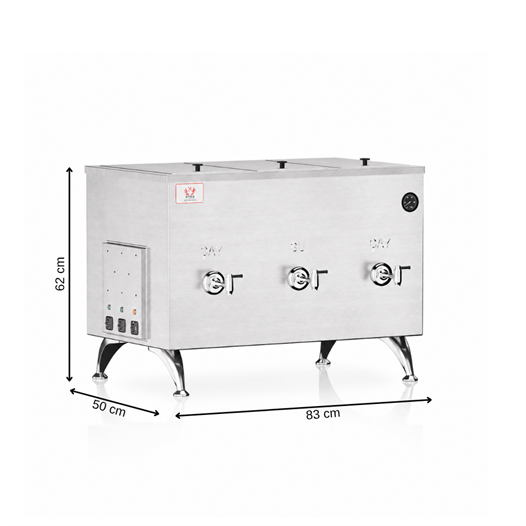 Anka Elektrikli Dem Hazneli 80 Litre Mega Çay Makinesi 220V