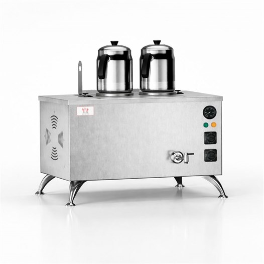 Anka Elektrikli İnox Pro Compact Smart 2 Demlik 20 Litre Çay Makinesi 220V