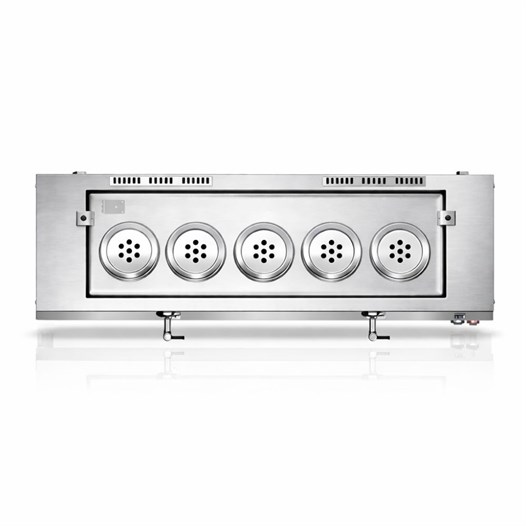 Anka Inoks Pro Kompakt Full Otomatik Çay Makinası Paslanmaz 5 Demlikli 50 Litre Elektrikli Tüplü