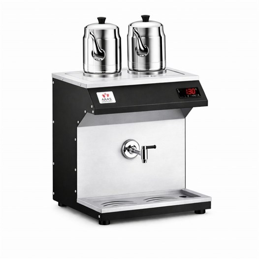 Anka Elektrikli Pro Chef Dijital 16 Litre Çay Makinesi Siyah