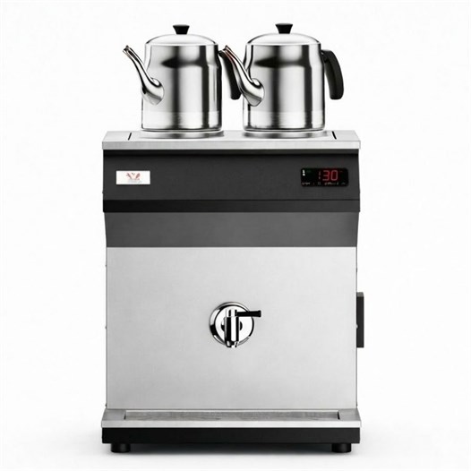 Anka Elektrikli Pro Chef Dijital 16 Litre Çay Makinesi Siyah