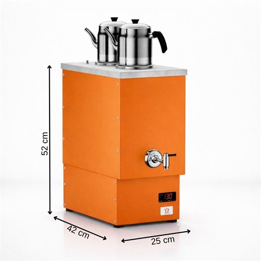 Anka Elektrikli Pro Cook Dijital 12 Litre Çay Makinesi Turuncu