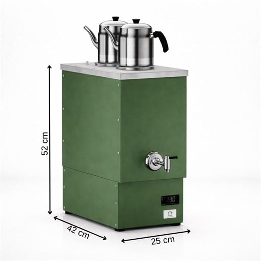 Anka Elektrikli Pro Cook Dijital 12 Litre Çay Makinesi Yeşil