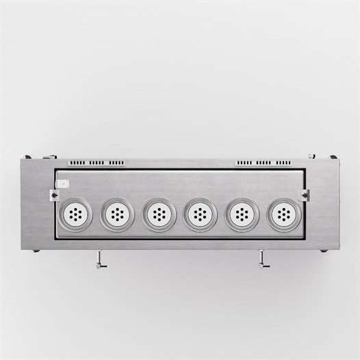 Anka Pro Elektrikli Full Otomatik Çay Kazanı 6 Demlikli 60 Litre Siyah