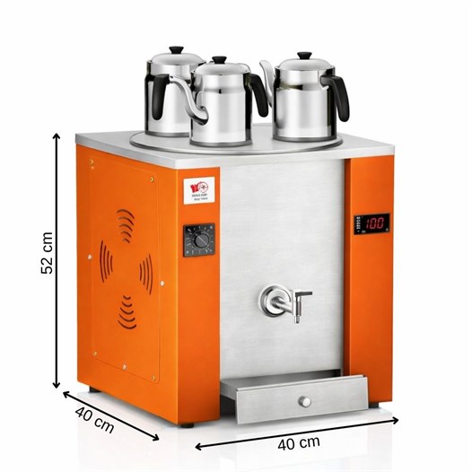 Anka Elektrikli Pro Exper Dijital 25 Litre Çay Makinesi Turuncu