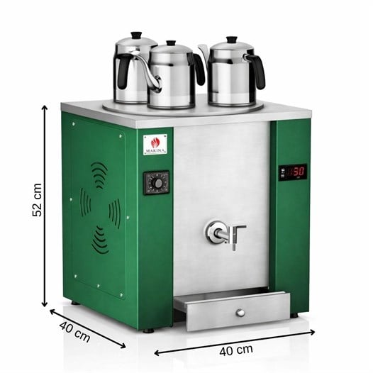 Anka Elektrikli Pro Exper Dijital 25 Litre Çay Makinesi Yeşil